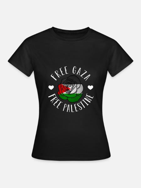 Palestina - Frauen T-Shirt - Schwarz