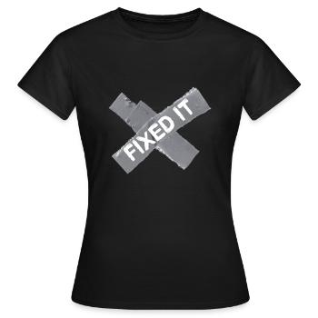 Ruban adhésif Ruban adhésif Ruban de masquage artisanal - T-shirt Femme - noir - Devant - AI Model Female 172 dark (172cm)