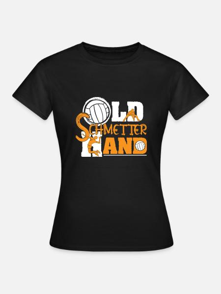 Volleyballer Schmetterball Volleyballspieler - Frauen T-Shirt - Schwarz