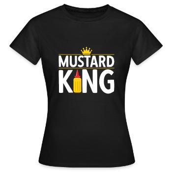 Senf Moutarde - T-shirt Femme - noir - Devant - AI Model Female 172 dark (172cm)