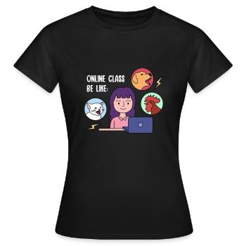 Conception de cours en ligne pour les jeunes fiers Pinoys - T-shirt Femme - noir - Devant - AI Model Female 172 dark (172cm)