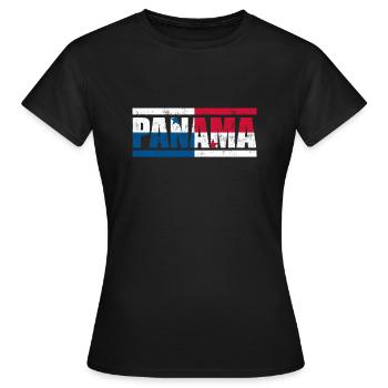 Panama - Frauen T-Shirt - Schwarz - Vorne - AI Model Female 172 dark (172cm)
