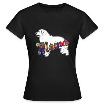 Great Pyrenees Great Pyrenees Mama - Women's T-Shirt - black - Front - AI Model Female 172 dark (172cm)