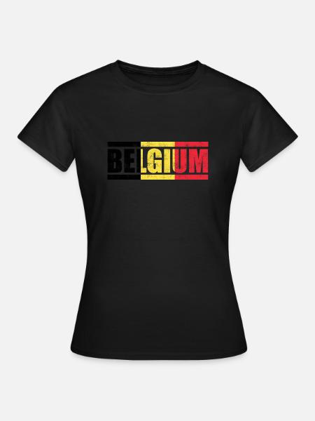 Belgique - T-shirt Femme - noir