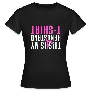 Akrobat Turner Gymnastik Turnen Tumbling - Frauen T-Shirt - Schwarz - Vorne - AI Model Female 172 dark (172cm)