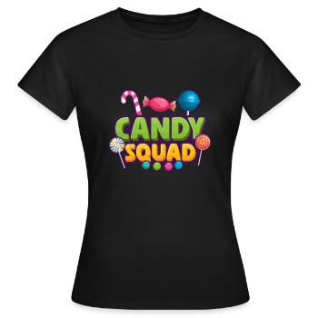 Candy Squad Candy Candies - Women's T-Shirt - black - Front - AI Model Female 172 dark (172cm)