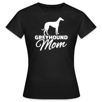 Greyhound Mom - T-shirt Femme - noir - Devant - AI Model Female 172 dark (172cm)