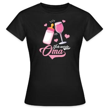 I will grandma gift idea - Women's T-Shirt - black - Front - AI Model Female 172 dark (172cm)