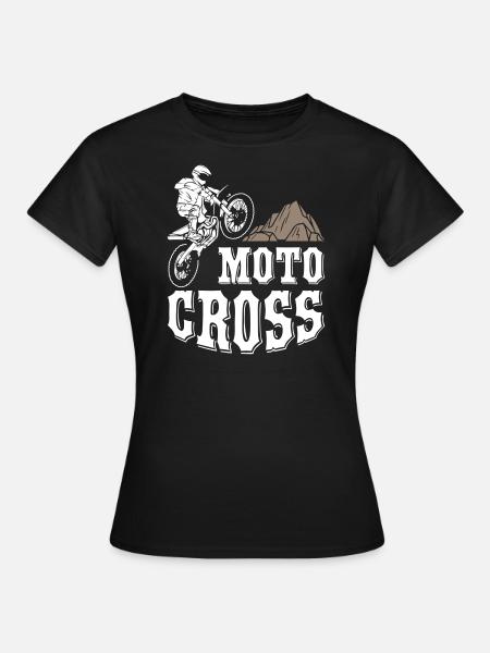 Motocross - Frauen T-Shirt - Schwarz