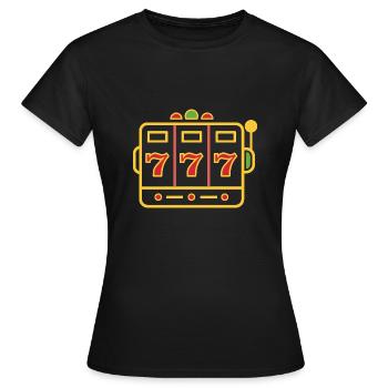 Casino - T-shirt Femme - noir - Devant - AI Model Female 172 dark (172cm)