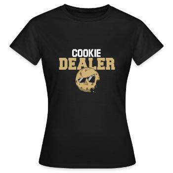 Cookie Dealer Girl Scout Troop Leader Cookie Mom - Frauen T-Shirt - Schwarz - Vorne - AI Model Female 172 dark (172cm)