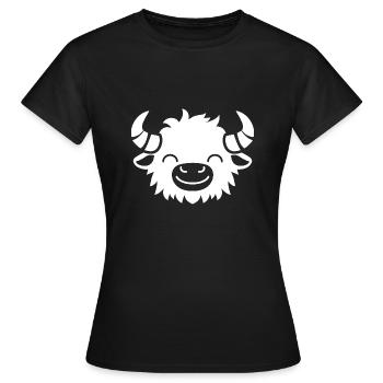 Buffle - T-shirt Femme - noir - Devant - AI Model Female 172 dark (172cm)