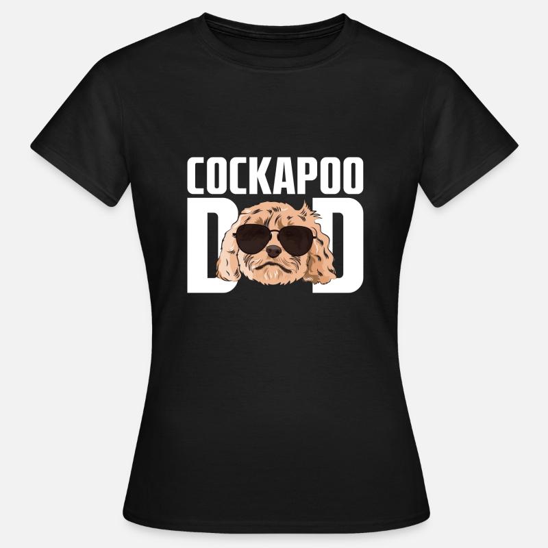 Cockapoo Hund - Frauen T-Shirt - Schwarz