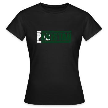 Pakistan - T-shirt Femme - noir - Devant - AI Model Female 172 dark (172cm)