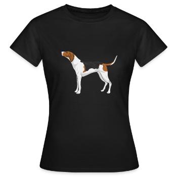 Arboriculture Walker Coonhound - T-shirt Femme - noir - Devant - AI Model Female 172 dark (172cm)