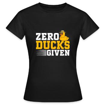 Canard en caoutchouc Canard en caoutchouc - T-shirt Femme - noir - Devant - AI Model Female 172 dark (172cm)
