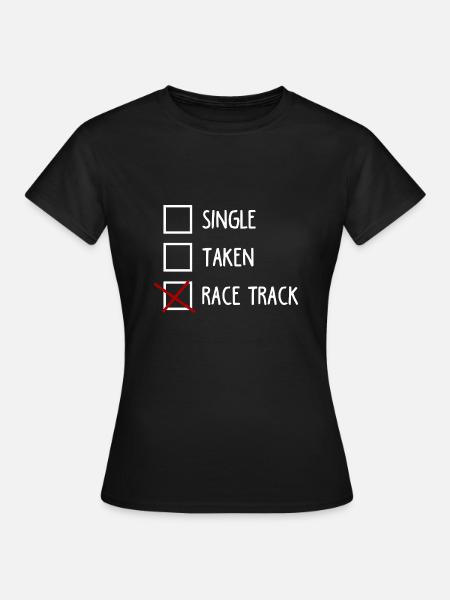 Rennstrecke - Frauen T-Shirt - Schwarz