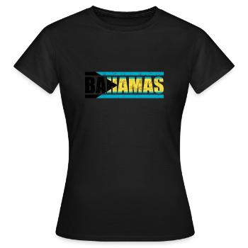 Bahamas - T-shirt Femme - noir - Devant - AI Model Female 172 dark (172cm)