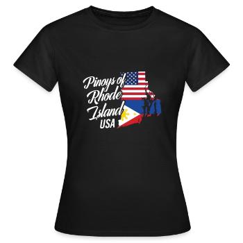 Filipinos of Rhode Island Design für stolze - Frauen T-Shirt - Schwarz - Vorne - AI Model Female 172 dark (172cm)