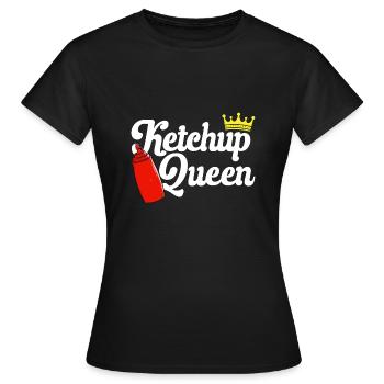 Ketchup Ketchup à la tomate - T-shirt Femme - noir - Devant - AI Model Female 172 dark (172cm)