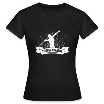 Athlétisme sur piste Throwminator Athlétisme Athlétisme - T-shirt Femme - noir - Devant - AI Model Female 172 dark (172cm)