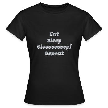 Dormir, enfin dormir - T-shirt Femme - noir - Devant - AI Model Female 172 dark (172cm)