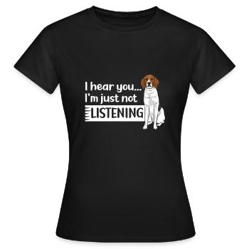 Arboriculture Walker Coonhound - T-shirt Femme - noir - Devant - AI Model Female 172 dark (172cm)