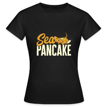Raies pastenagues, raies manta, raies océaniques, raies - T-shirt Femme - noir - Devant - AI Model Female 172 dark (172cm)