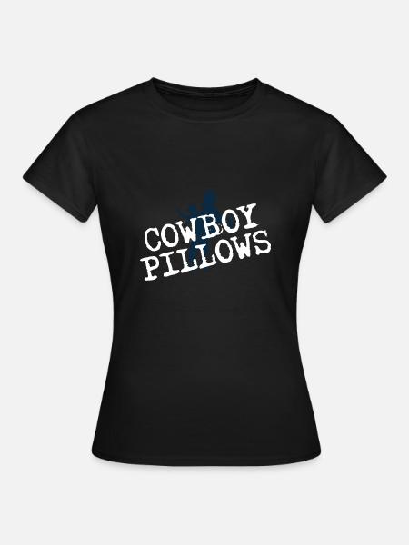 Cowboy Pillows Southern Girl Texas Lady Funny - Women's T-Shirt - black