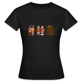 Indigene Völker - Inuit - Schokokuss - Frauen T-Shirt - Schwarz - Vorne - AI Model Female 172 dark (172cm)