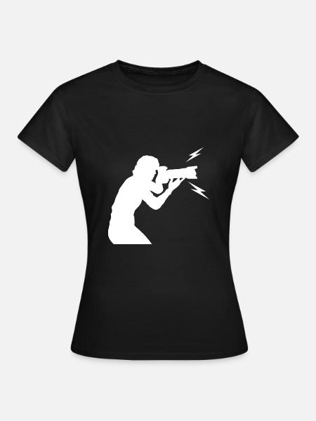 Fotograf - Frauen T-Shirt - Schwarz