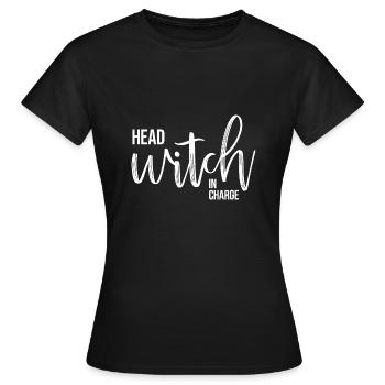Halloween Witch Witchcraft Magic Magic Magic Magice Costume - Women's T-Shirt - black - Front - AI Model Female 172 dark (172cm)