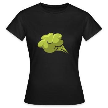 fart farting farting farting - Women's T-Shirt - black - Front - AI Model Female 172 dark (172cm)