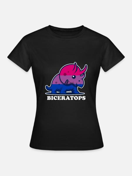 bi pride - Frauen T-Shirt - Schwarz