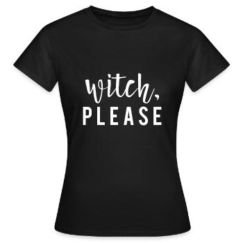 Halloween Witch Witchcraft Magic Magic Magic Magice Costume - Women's T-Shirt - black - Front - AI Model Female 172 dark (172cm)