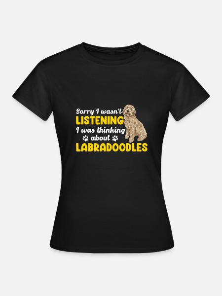 Labradoodle Hund - Frauen T-Shirt - Schwarz