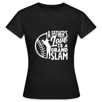 Un amour des pères est une fête des pères du Grand Chelem - T-shirt Femme - noir - Devant - AI Model Female 172 dark (172cm)