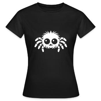 araignée - T-shirt Femme - noir - Devant - AI Model Female 172 dark (172cm)