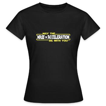 Que la Force soit avec vous - T-shirt Femme - noir - Devant - AI Model Female 172 dark (172cm)
