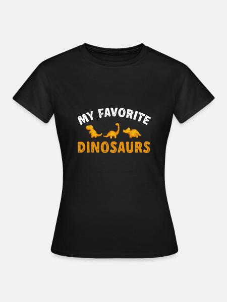 Dino Nuggets Dinosaurier Chicken Nuggets - Frauen T-Shirt - Schwarz