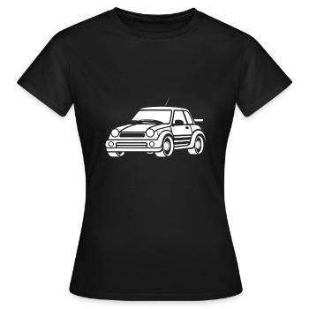 Rallye-Fahrzeug - Frauen T-Shirt - Schwarz - Vorne - AI Model Female 172 dark (172cm)