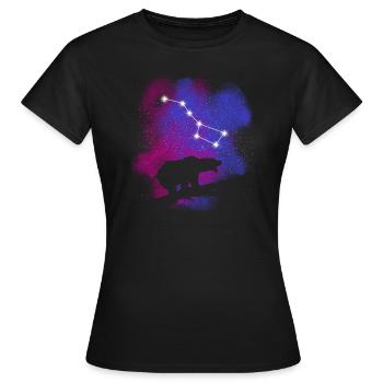 Ursa Major constellation - Women's T-Shirt - black - Front - AI Model Female 172 dark (172cm)