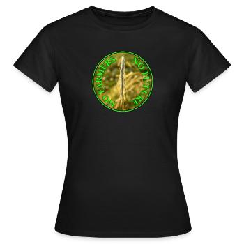 No Farmers no future - No future without farmers - Women's T-Shirt - black - Front - AI Model Female 172 dark (172cm)