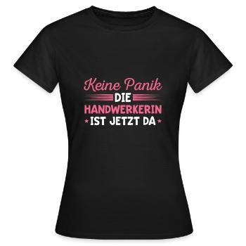 Handwerk Meisterin Handwerkerin - Frauen T-Shirt - Schwarz - Vorne - AI Model Female 172 dark (172cm)