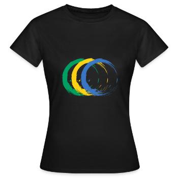 Gabon - Women's T-Shirt - black - Front - AI Model Female 172 dark (172cm)