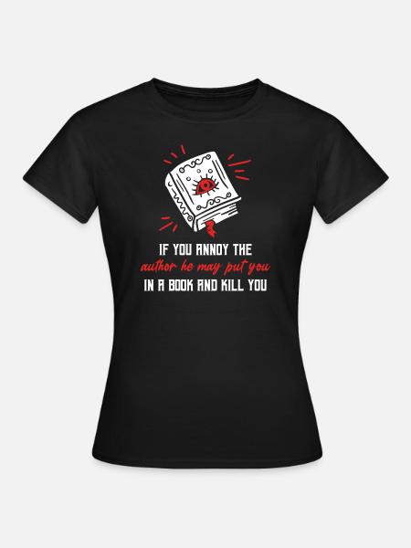 Autor Schriftsteller - Frauen T-Shirt - Schwarz