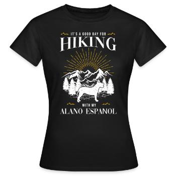 Alano Espanol - T-shirt Femme - noir - Devant - AI Model Female 172 dark (172cm)