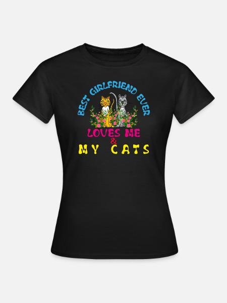 Beste Girlfrend aller Zeiten - Frauen T-Shirt - Schwarz