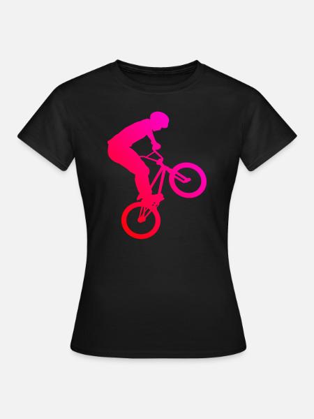 Herren bmx jungen Radfahren bmx fahrrad Damen - Frauen T-Shirt - Schwarz