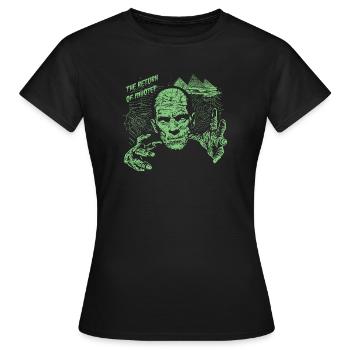 The Return of Imhotec - Women's T-Shirt - black - Front - AI Model Female 172 dark (172cm)